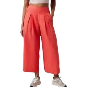 Athleta Linen Coral Wide-Leg Women's Pants